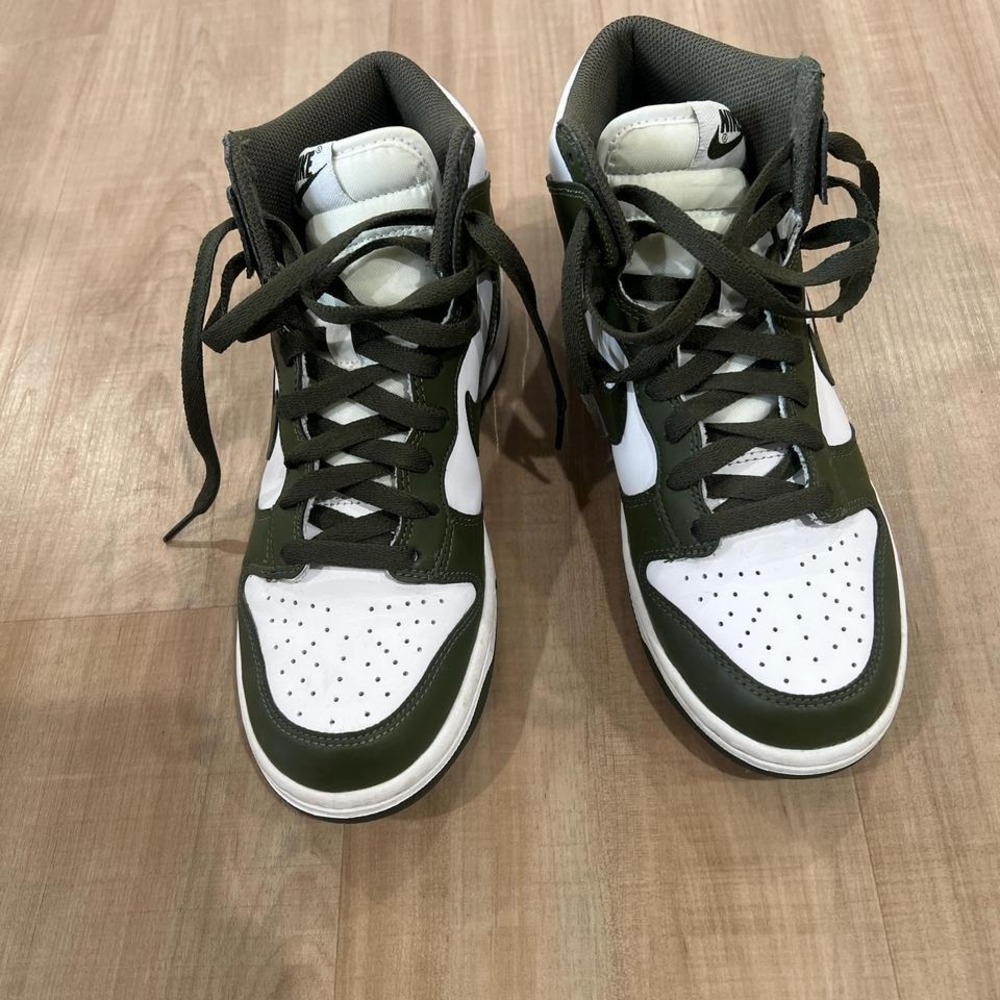 Green Nike Dunk High